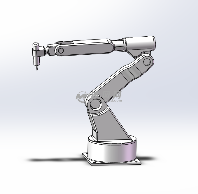工业机械手sw - 机器人模型图纸 - 沐风网