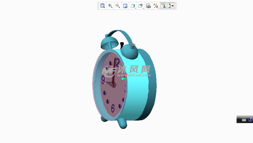 闹钟三维设计模型