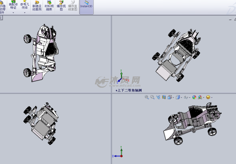 月球探测车模型图 - 航空航天图纸 - 沐风网