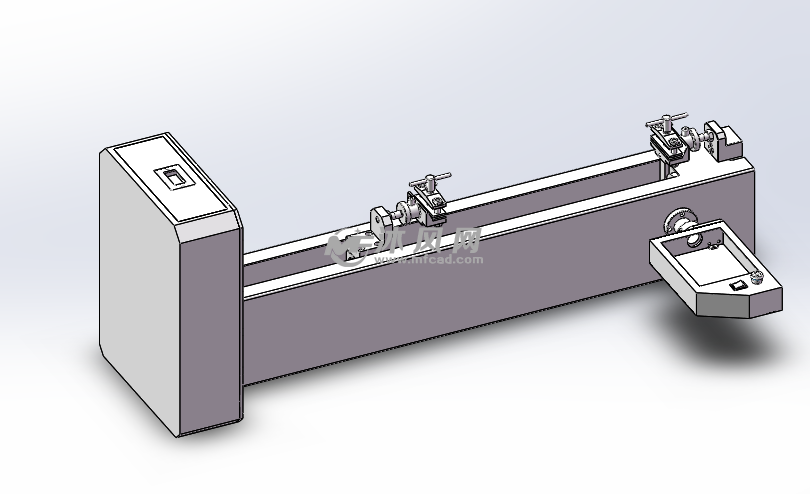 定位钻孔机床装置 - 机械加工图纸 - 沐风网