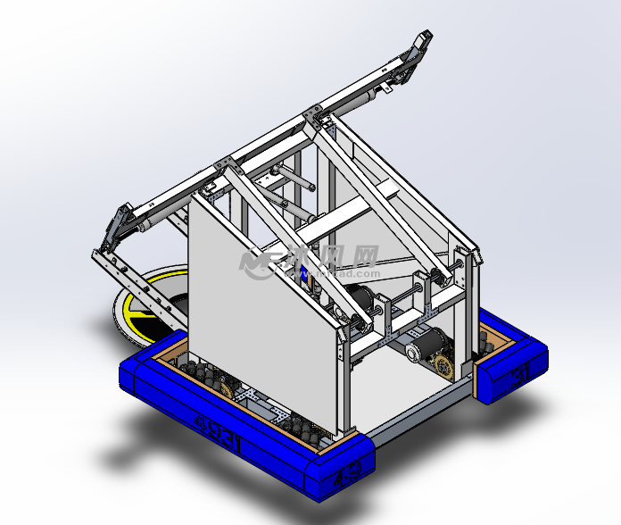 概念款式的机器人框架