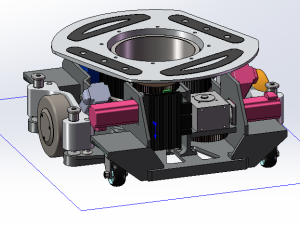 某agv专用顶升牵引机构