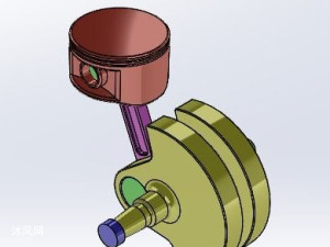 曲軸連桿活塞結構模型