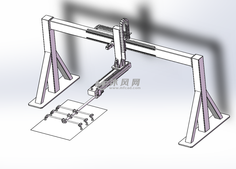 上下料桁架结构
