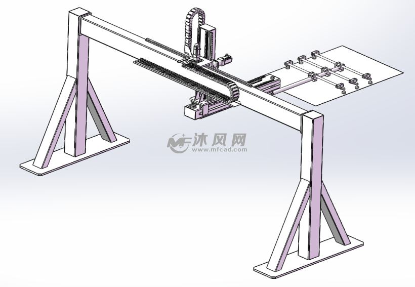 上下料桁架结构