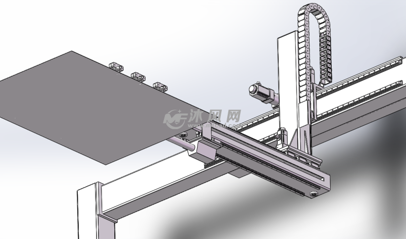 上下料桁架结构
