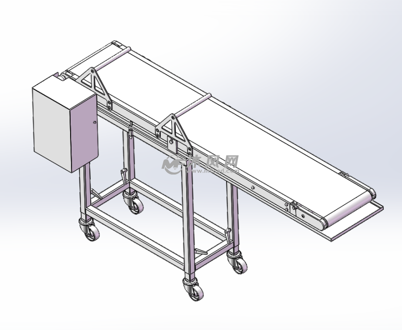 伸缩式的皮带输送机