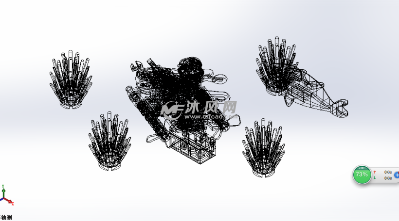 乐高玩具拼图的深海寻宝猎人