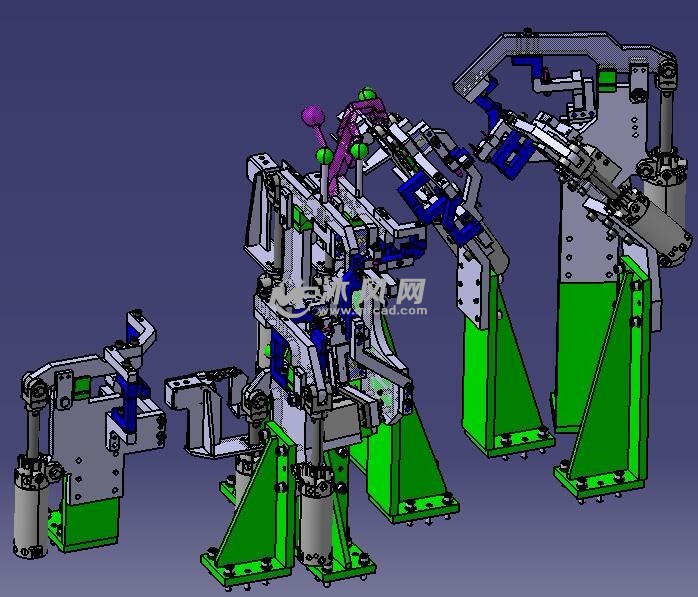 侧围分拼焊装夹具