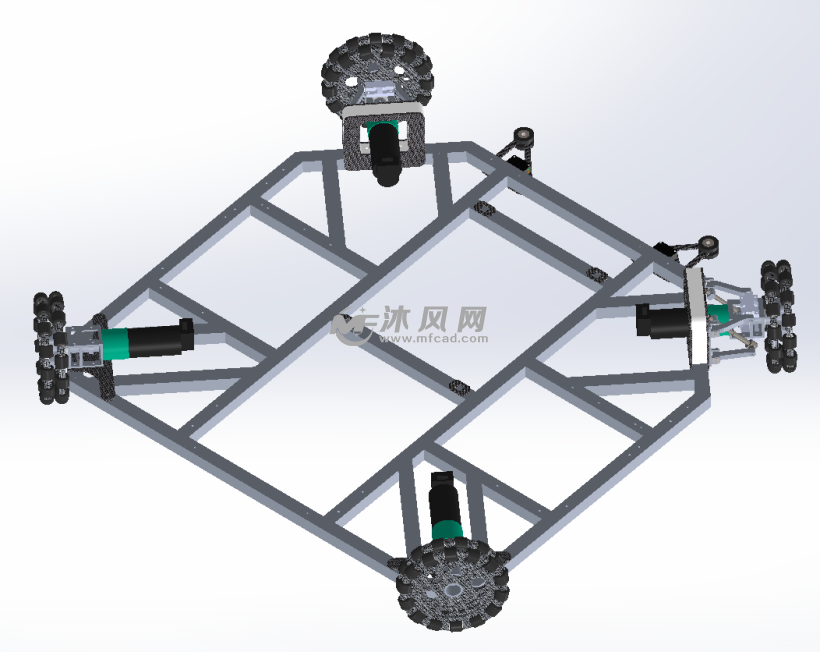 四轮全向轮移动底盘