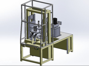 伸缩式机械手上下料装置