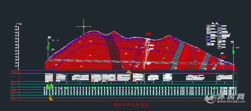 隧道地质纵断面图