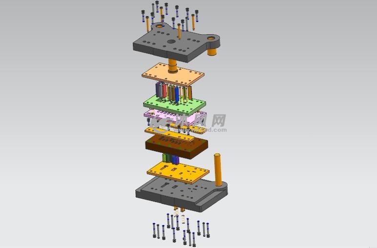 拉构件级进模设计
