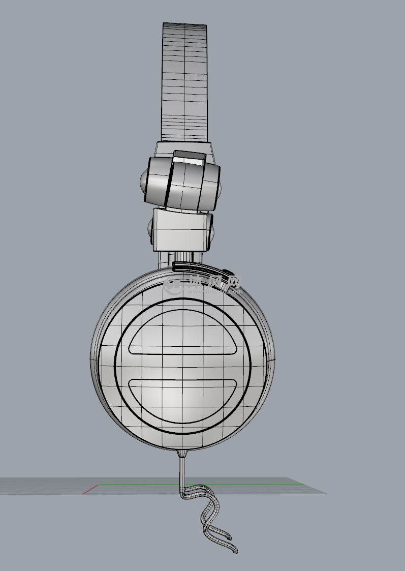 头戴式耳机设计建模