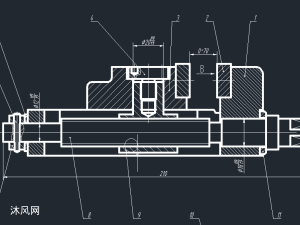 机用虎钳cad完整图纸