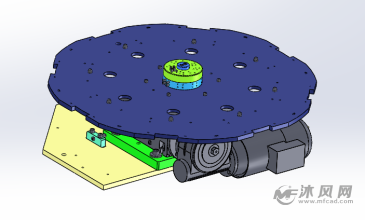 旋转工作台模型图