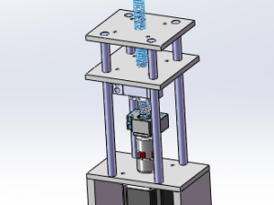 电机丝杠升降机构模型