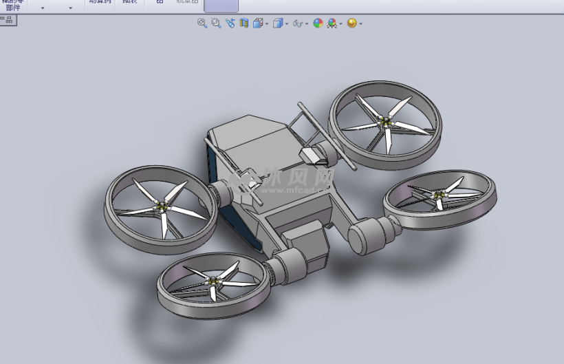 空中飞行器四翼