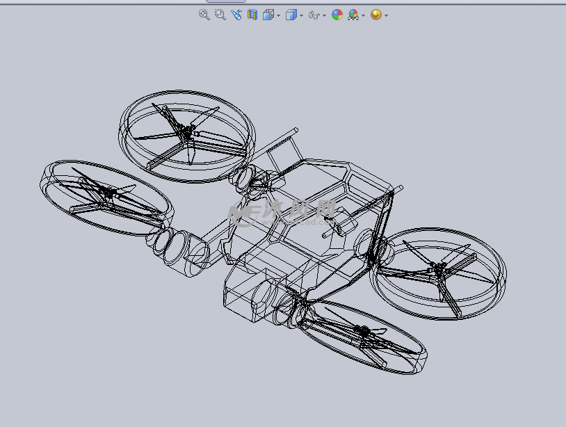 空中飞行器四翼