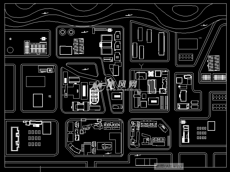 沙盘布局平面图 - 建筑模型图纸 - 沐风网