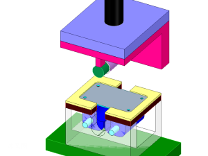 富土康旋转板卷圆模具含改摸过程