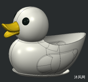 小鸭子仿生花盆图纸合集的封面图