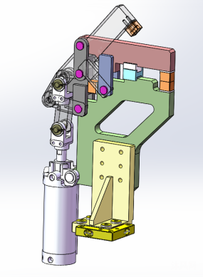 带定位  死点压紧机构图纸合集的封面图