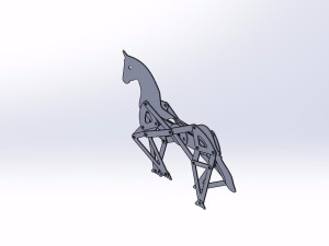 机械连杆运动机构马动画