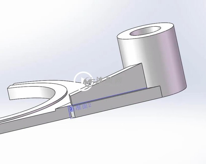 sw入門到精通-撥叉建模_solidworks三維建模教程_沐風網