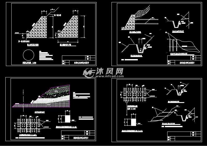 路塹邊坡治理加固設計