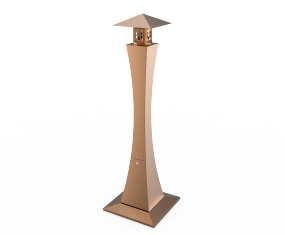 汉唐风格烟蒂回收垃圾桶图纸合集的封面图