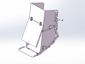 连杆开关门模型