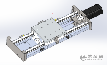直线模组 主体结构图