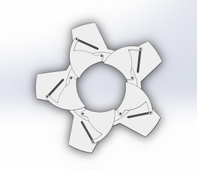 caxa连杆机构图纸