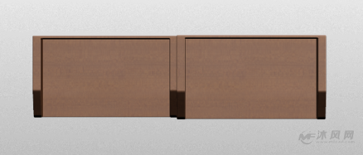 木质收纳架俯视图