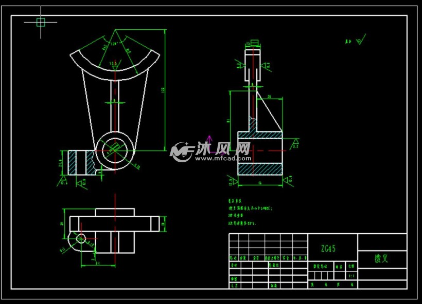 拨叉加工工艺及铣叉口内侧夹具设计