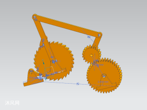 直线往返机构运动仿真台 solidworks机械设备模型下载 沐风图纸