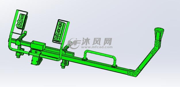 保险杠夹具模型