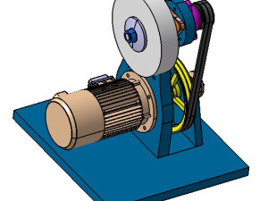 原創設計手機研磨拋光機 - solidworks機械設備模型下載 - 沐風圖紙