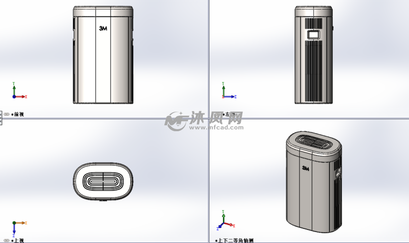 设计模型三视图