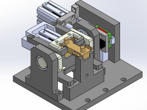90度钣金弯曲夹具设计模型
