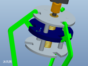用于物体抓取的三指联动机械手爪