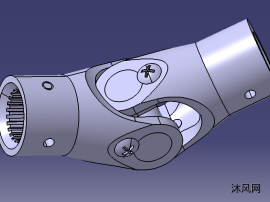 一种花键连接万向节