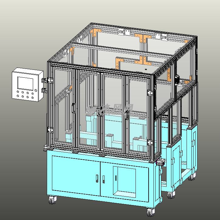 机壳铁片自动收集设备机架