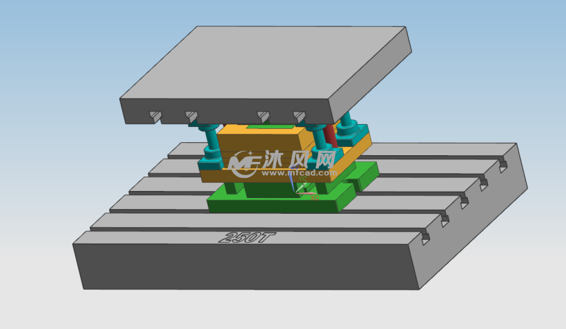 汽车门把固定板的冲压模具设计