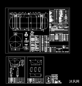 30m3埋地卧式油罐图纸合集的封面图