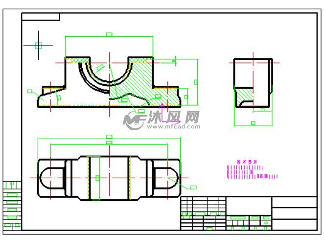 h2100型对开式二螺柱正滑动轴承液动