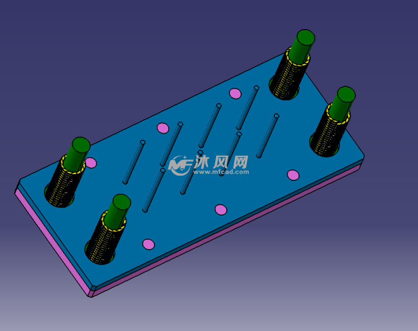 製冰盒塑料模具 推板