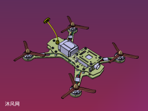 qav250四轴穿越机 - 航空航天图纸 - 沐风网
