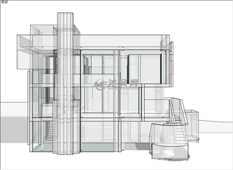 史密斯住宅的三维建模